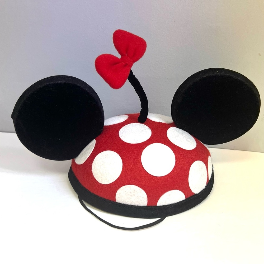 Disney Parks-Minnie Polka Dot Hat‎ w/Ears, Youth Sized